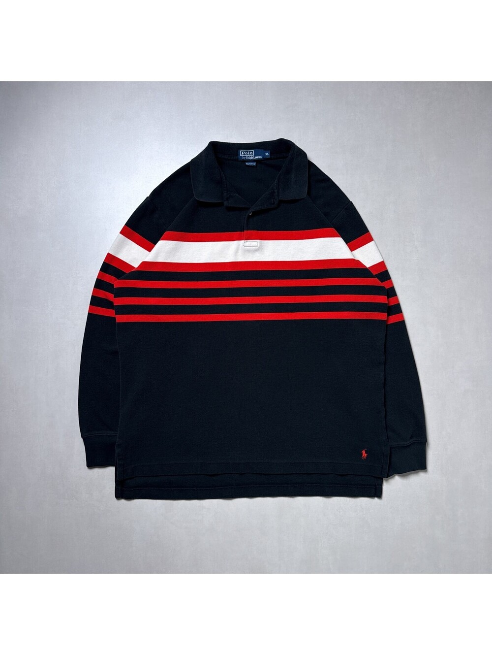 Y2K Polo Ralph Lauren 00s Striped Long Sleeve Polo Shirt